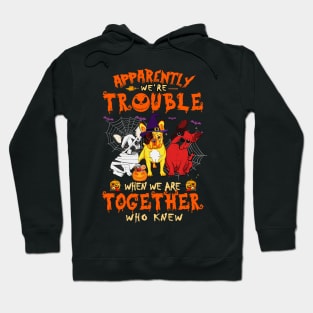 Apparently We're Trouble When We Are Together tshirt  Giraffe Halloween T-Shirt Hoodie